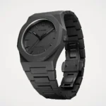 Orologio D1 Milano Polycarbon Shadow Total Black D1-PCBJ10 dettaglio