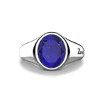 Anello Zancan Chavlier Argento 925 Pietra Lapis EXA238 dettaglio pietra
