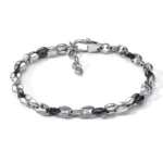 Bracciale Comete Uomo Catena Bicolore Acciaio UBR 1204