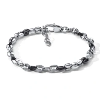 Bracciale Comete Uomo Catena Bicolore Acciaio UBR 1204