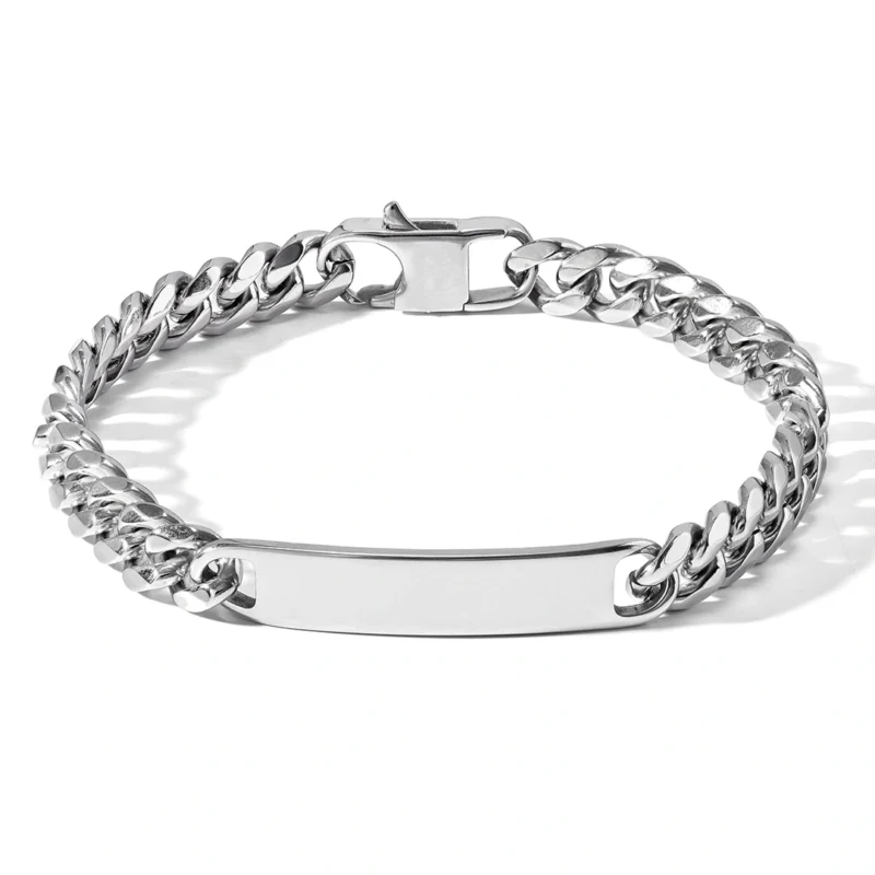 Bracciale Comete Uomo Catena con Targhetta UBR 1133
