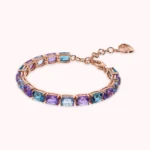 Bracciale Gioiello Tennis Bronzallure Prisma Gem Mosaico Blu WSBZ02290.BLU-SP