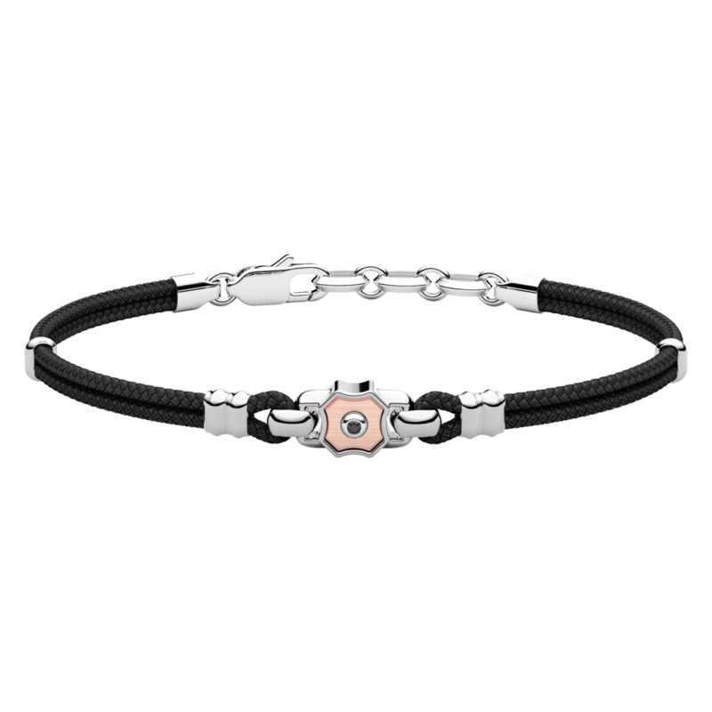 bracciale-zancan-argento-925-rosa-dei-venti-rose-e-corda-kevlar-esb417r Bracciale Zancan Argento 925 Rosa dei Venti Rosè e Corda Kevlar ESB417R