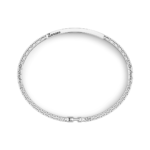 Bracciale Zancan Argento 925 Targa e Spinelli Blu EXB729-BL profilo
