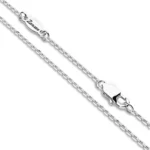 Collana Zancan Argento 925 Rodiato Rosa dei Venti e Zirconi Neri ESC121 catena