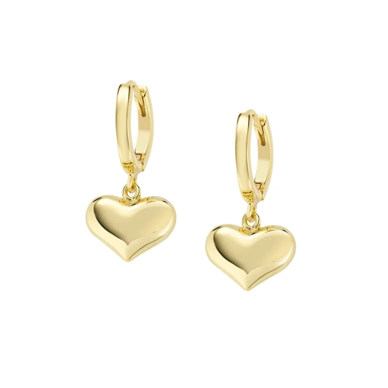 Orecchini Amen Hoop Mio Cuore Pendente Argento 925 Dorati ORCULIG1