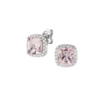 Orecchini Amen Lady con Morganite Taglio Radiant Argento 925 EQUABBMOZ