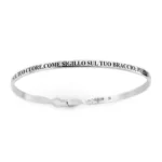 Bracciale Amen Cantico dei Cantici Rodio SC001-M