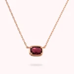 Collana Catena Forzatina Bronzallure Prisma Gem Baguette Bordeaux WSBZ02465.BRD