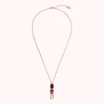 Collana Trilogy Bronzallure Prisma Gem Taglio Mosaico Bordeaux WSBZ02291.RUB-MOR panoramica