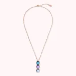 Collana Trilogy Bronzallure Prisma Gem Taglio Mosaico WSBZ02291.BLU-SP panoramica