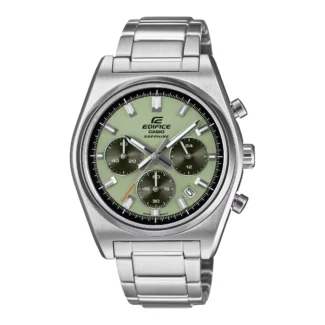 Orologio Cronografo Casio Acciaio e Quadrante Verde EFB-730D-3AVUEF