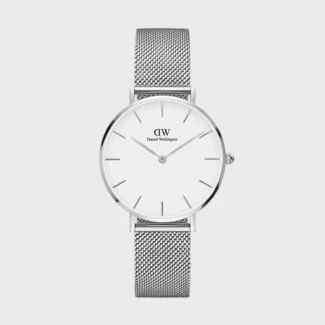 Orologio Daniel Wellington Classic Petite Sterling Acciaio e Cinturino Maglia Milano DW00100220