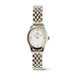 Orologio Daniel Wellington Ophelia Mini Two Tone Gold Acciaio Dorato Argentato e Cinturino a Maglie DW00100811