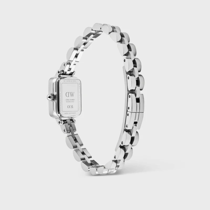 orologio-daniel-wellington-quadro-mini-arch-3-link-sunray-acciaio-e-maglie-dw00100844-retro Orologio Daniel Wellington Quadro Mini Arch 3-link Sunray Acciaio e Cinturino a Maglie DW00100844 retro cassa