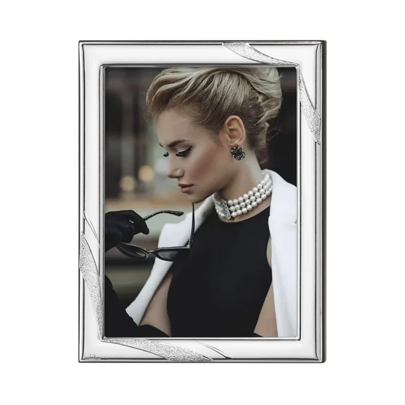 Portafoto Acca Argenti Lastra d’Argento 925 e Legno Noce 37HM.1