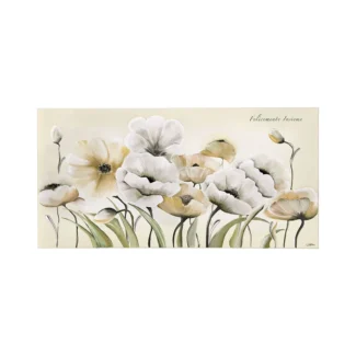 Quadro Decorativo Acca Argenti Felicemente Insieme Legno e Argento QD.859 20X40