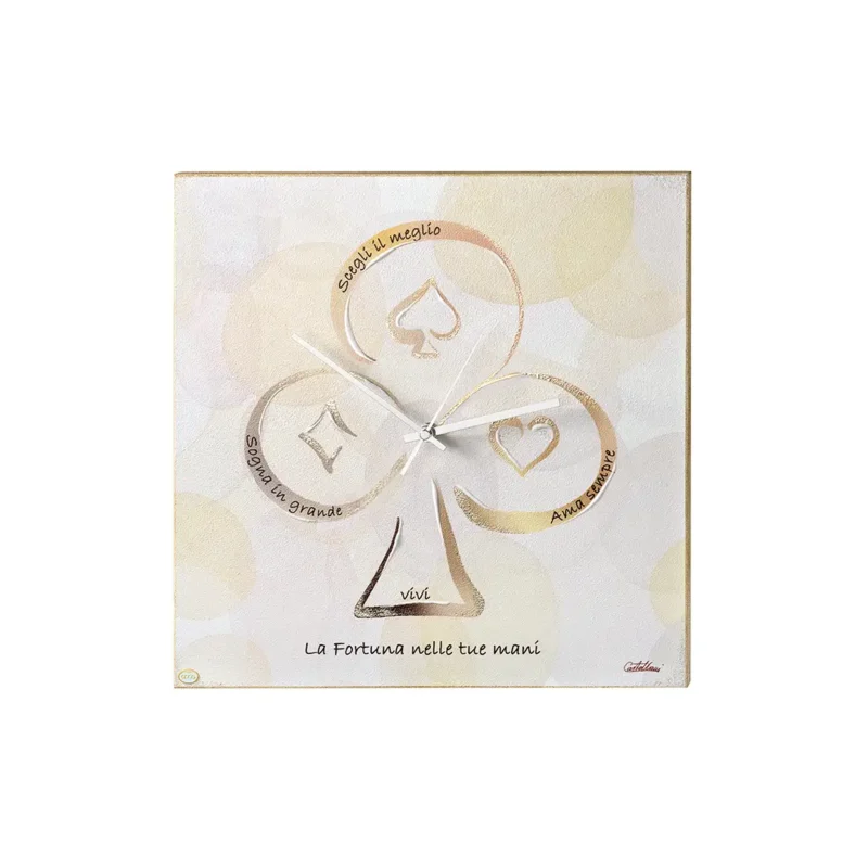 Orologio Acca Argenti Legno e Argento L.353 OR 17X17