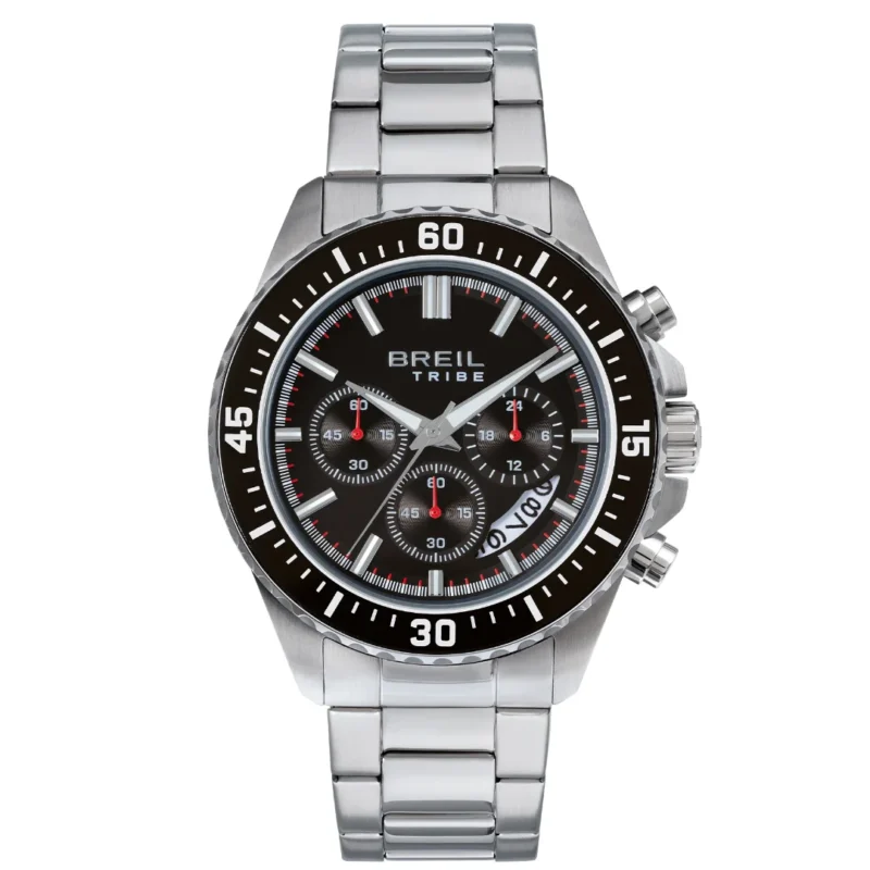 Orologio Breil Tribe Acciaio Quadrante Nero EW0809