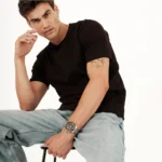 Orologio Breil Tribe Acciaio Quadrante Nero EW0809 indosso