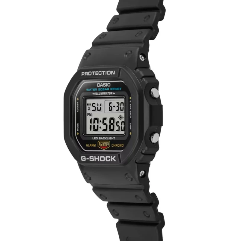Orologio Casio G-Shock Nero DW-5600UE-1ER pulsanti