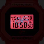 Orologio Casio G-Shock x Sfera Ebbasta Digitale Rosso DW-5600SFE25-4ER schermo