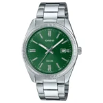 Orologio Casio Solo Tempo Acciaio Quadrante Verde MTP-1302PD-3AVEF