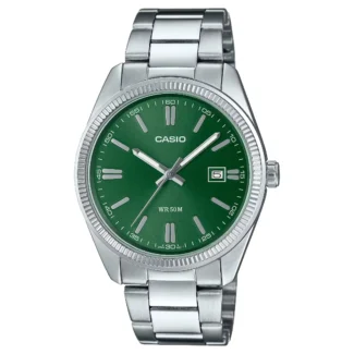 Orologio Casio Solo Tempo Acciaio Quadrante Verde MTP-1302PD-3AVEF