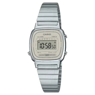 Orologio Donna Casio mini Collection Quadrante Panna Acciaio LA670WEA-8AEF