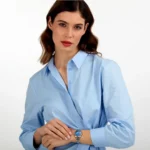 Orologio Philip Watch Solo Tempo Caribe Quadrante Blu R8253597655 indosso